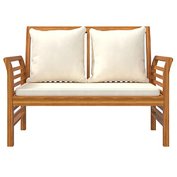 Maison Chic Salon de jardin 5 pcs + coussins - Mobilier/Meubles de jardin - Table et chaises d'extérieur Bois massif d'acacia -MN35013 pas cher