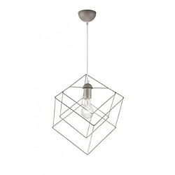 Lumière Suspension Wire Acier Argent 1 ampoule 111,5cm