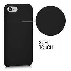 Avis LaCoqueFrançaise Coque iPhone 7/8/ iPhone SE 2020 Silicone Liquide toucher doux, Anti Chocs Noir