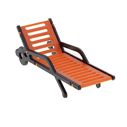 Avis 10 pièces banc de plage en plastique chaises longues modèle aménagement paysager 1: 150