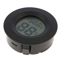 Avis Humidité Du Thermomètre Numérique Rond, écran LCD, Pour Intérieur Et Extérieur Noir