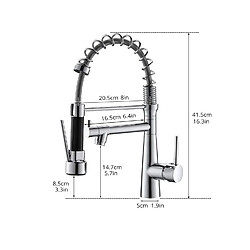 Acheter Robinet de Cuisine avec Ressort en Spirale