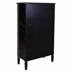 Acheter Armoire Alexandra House Living Noir verre Bois d'épicéa 100 % Métal Bois MDF 38 x 142 x 80 cm