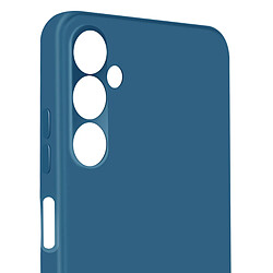 Avizar Coque pour Samsung Galaxy M34 5G Silicone Finition Mate Soft Touch Bleu