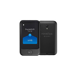 POCKETALK MODELE "S" AVEC CAMERA - NOIR