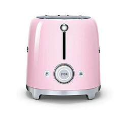 Avis Grille-pains 2 fentes 950w rose - tsf01pkeu - SMEG