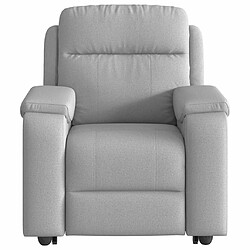 Avis vidaXL Fauteuil inclinable gris nuage tissu