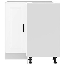 Acheter vidaXL Armoire d'angle de cuisine Porto blanc bois d'ingénierie