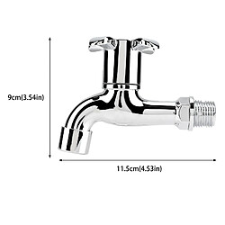 ComfortXL Robinet pour machine à laver en plastique avec bec et poignée uniques #4