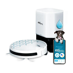 Eziclean EZICOM - Aqua Xpert animal S450 - Robot aspirateur laveur connecte avec base de chargement aspirante - Navig+ - 150 min - 120 m2