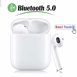 Chrono Ecouteur Bluetooth,Ecouteur sans Fil Léger Stéréo 950mAh Bote de Charge 100 Heure récréation IPX5 étanche Sport Casque Micro Intégré et Bote de Charge pour Apple Airpods Android iphone