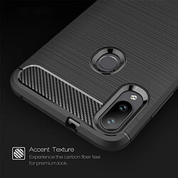 Avis Wewoo Coque en TPU texturée et fibre de carbone pour Xiaomi Mi Play (Rouge)