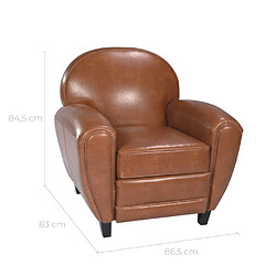 Acheter Rendez Vous Deco Fauteuil Club camel