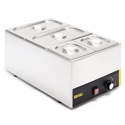 Bain marie electrique 2 x GN 1/3 et 2 x GN 1/6 - Buffalo -