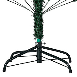 Avis vidaXL Arbre de Noël artificiel pré-éclairé et boules vert 120 cm PVC