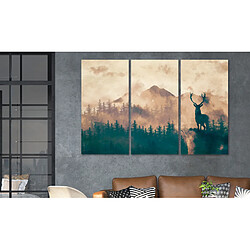 Artgeist Tableau - Proud Deer (3 Parts) [60x40]