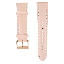 Bracelet en cuir véritable 22mm, libération rapide, sangle à coutures réglables, rose clair pour votre Samsung Gear S3 Classic/Gear S3 Frontier/Galaxy Watch 46mm