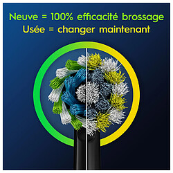 Acheter Oral-B Pro Cross Action Noire - 12 Brossettes