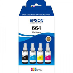 Epson Cartouche d'Encre - Imprimante Multipack 4 couleurs EcoTank 664 (C13T664640)