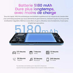 Blackview A52 Pro Android Téléphone mobile Bleu - 4Go/128Go 6.5" smartphone pas cher