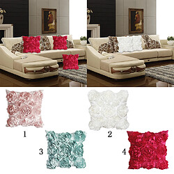 Acheter Fleur Oreiller Design Linge De Couverture Jeter Coussin De Canapé Lit Cas Décor Blanc