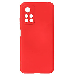 Avizar Coque Xiaomi Poco M4 Pro 5G et Redmi Note 11S 5G Semi-rigide Soft-touch rouge