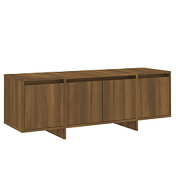 vidaXL Meuble TV Chêne marron 120x30x40,5 cm Bois d'ingénierie