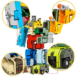 Acheter Universal 10PCS Créatif Assemblage Blocs Éducatifs Action Transformation Numérique Robot Déformation Avion Voiture Transport Mouling Workshop | Jouets Enfants | Blocs Éducatifs Blocs(Coloré)