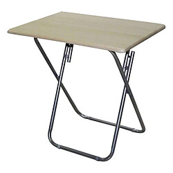 Totalcadeau Table d’appoint pliable Mesure - 48 x 38 x 66 cm pas cher