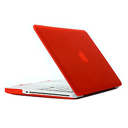 Wewoo Housse Étui rouge pour Macbook Pro 15,4 pouces A1286 de protection dur givré