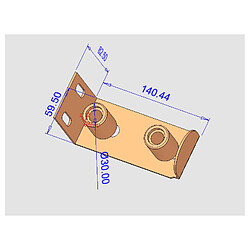 Secury-T Guide de haut de portail + cache