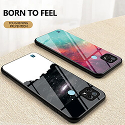 Coque en TPU Antichoc Hybride Motif Ciel étoilé ciel de couleur pour votre Realme C21