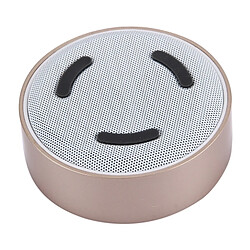 Avis Wewoo Enceinte Bluetooth d'intérieur or Haut-parleur stéréo portable, avec microphone intégré, prise en charge des appels mains libres, carte TF et entrée AUX, distance Bluetooth: 10 m