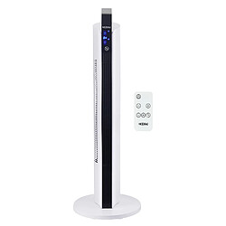 Chauffage Céramique Pivotant 2000W Kekai Tour Touch Screen 31x31x89 cm avec Télécommande Incluse