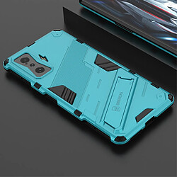 Coque en TPU anti-chocs avec béquille, bleu clair pour votre Xiaomi Redmi K50 Gaming