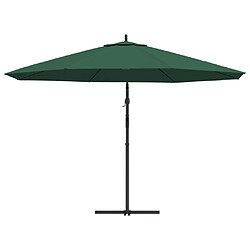 Acheter vidaXL Parasol de jardin en porte-à-faux 3,5 m vert