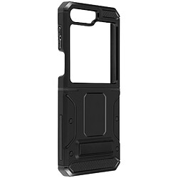 Avizar Coque Antichoc pour Samsung Z Flip 5 Anti-chutes 3m Béquille Defender Noir