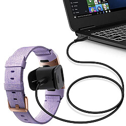 Acheter Avizar Câble USB Fitbit Charge 3 et 4 Certifié CE & RoHS Crochet de fixation 1m - Noir