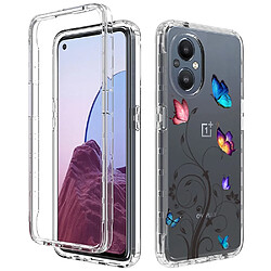 Coque en TPU anti-chute, antichoc pour votre OnePlus Nord N20 5G - Arbre et papillon