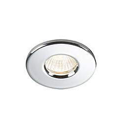 KNIGHTSBRIDGE Downlight encastré pour salle de bain - Chrome, IP65 GU10