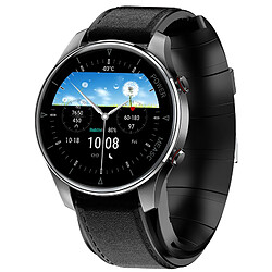 INF Montre intelligente avec moniteur d'oxygène et de tension artérielle Black