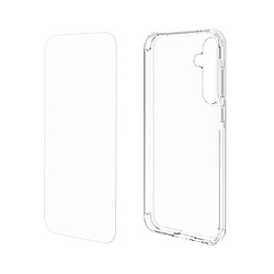 My Way Myway Coque pour Galaxy A55 5G Souple en TPU et Protection d'Écran en Verre Trempé Transparent