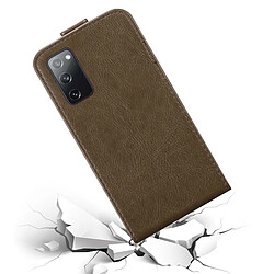 Cadorabo Coque Samsung Galaxy S20 FE Etui en Marron pas cher