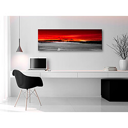 Artgeist Tableau - Crimson Landscape (1 Part) Narrow [120x40]