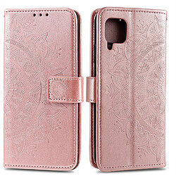 Etui en PU fleur spéciale or rose pour votre Huawei P40 lite/Nova 7i/Nova 6 SE