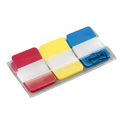 Marque-pages strong couleurs unis classiques Post-It Strong - distributeur de 66 index