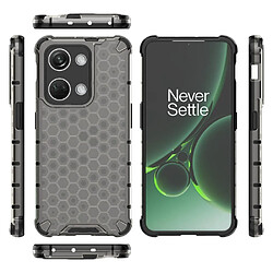 Htdmobiles Coque pour OnePlus Nord 3 5G - housse etui silicone gel fine nid d’abeille + film ecran - NOIR