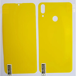 PHONECARE Double film Protection d'écran Face et Dos - Huawei Y7 2019