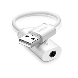 GUPBOO Adaptateur AUX US206 USB vers Mini Jack 3,5 mm,JL170