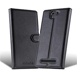 Cadorabo Coque Sony Xperia C3 Etui en Noir pas cher